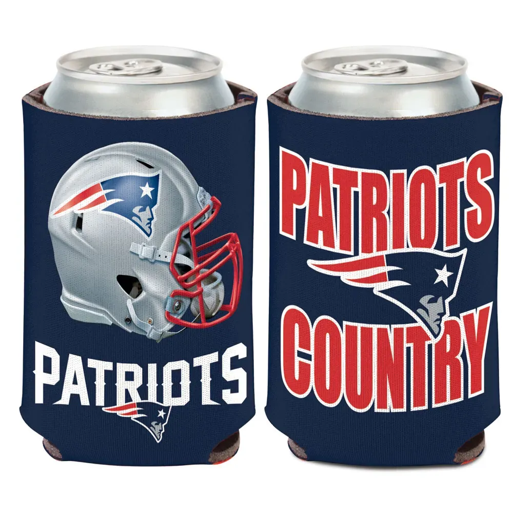 New England Patriots Country 12 Ounce Can Cooler Koozie