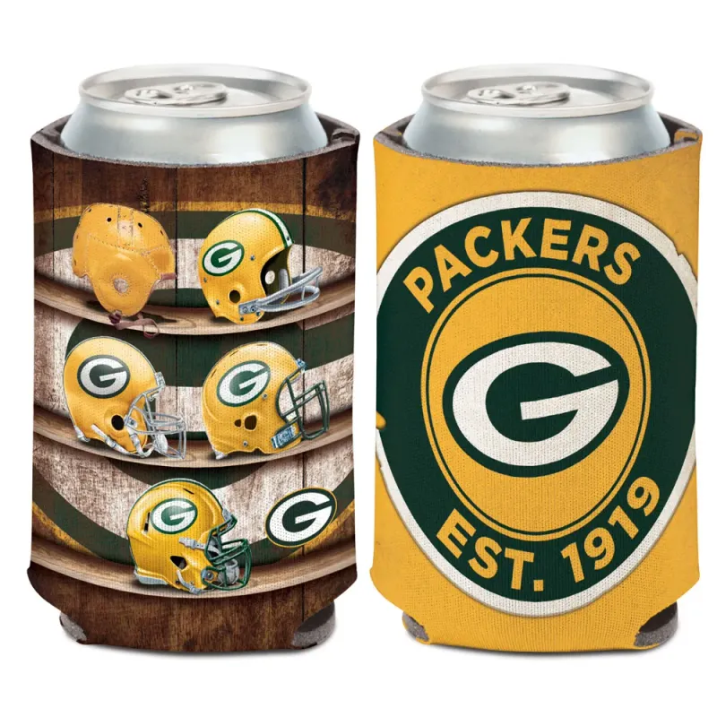 Green Bay Packers Established 12 Ounce Can Cooler Koozie