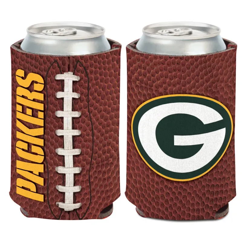 Green Bay Packers Football 12 Ounce Can Cooler Koozie
