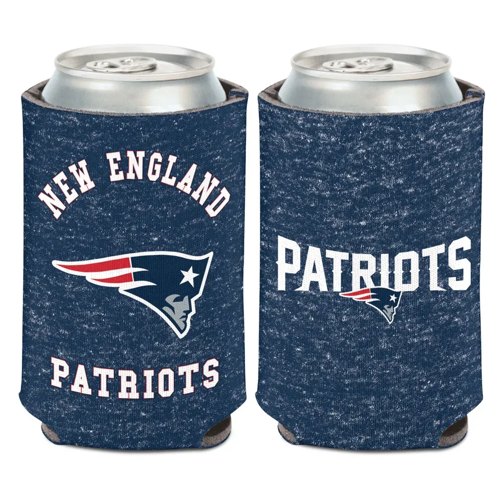 New England Patriots Weathered 12 Ounce Can Cooler Koozie