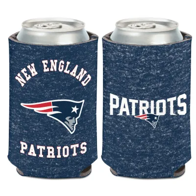 New England Patriots Weathered 12 Ounce Can Cooler Koozie