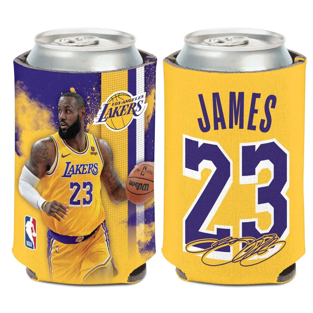 Los Angeles Lakers Lebron James 12 Ounce Can Cooler Koozie