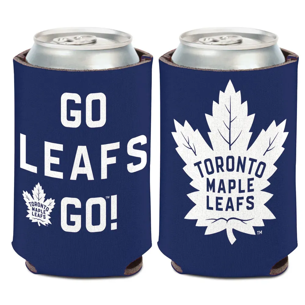 Toronto Maple Leafs Go Leafs Go 12 Ounce Can Cooler Koozie
