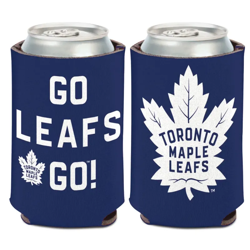 Toronto Maple Leafs Go Leafs Go 12 Ounce Can Cooler Koozie