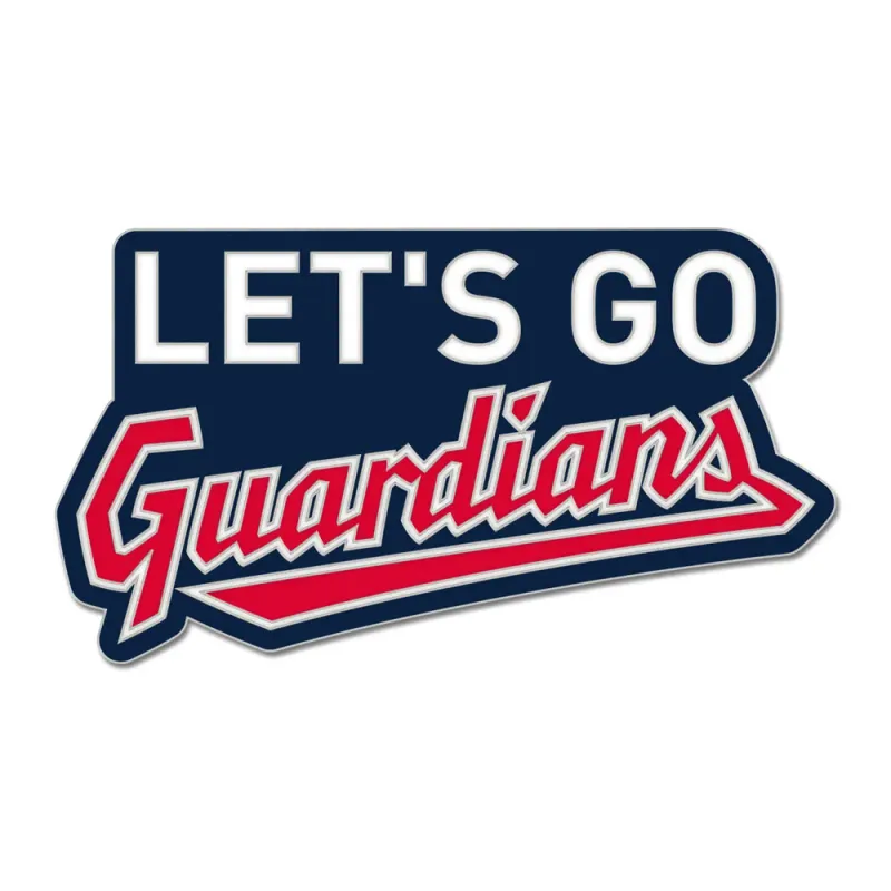 Cleveland Guardians Let's Go Collectible Pin Cleveland Guardians Let's Go Collectible Pin