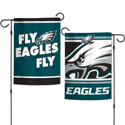 Philadelphia Eagles Fly Eagles Fly 12.5 Philadelphia Eagles Fly Eagles Fly 12.5" x 18" Premium 2-Sided Garden Flag