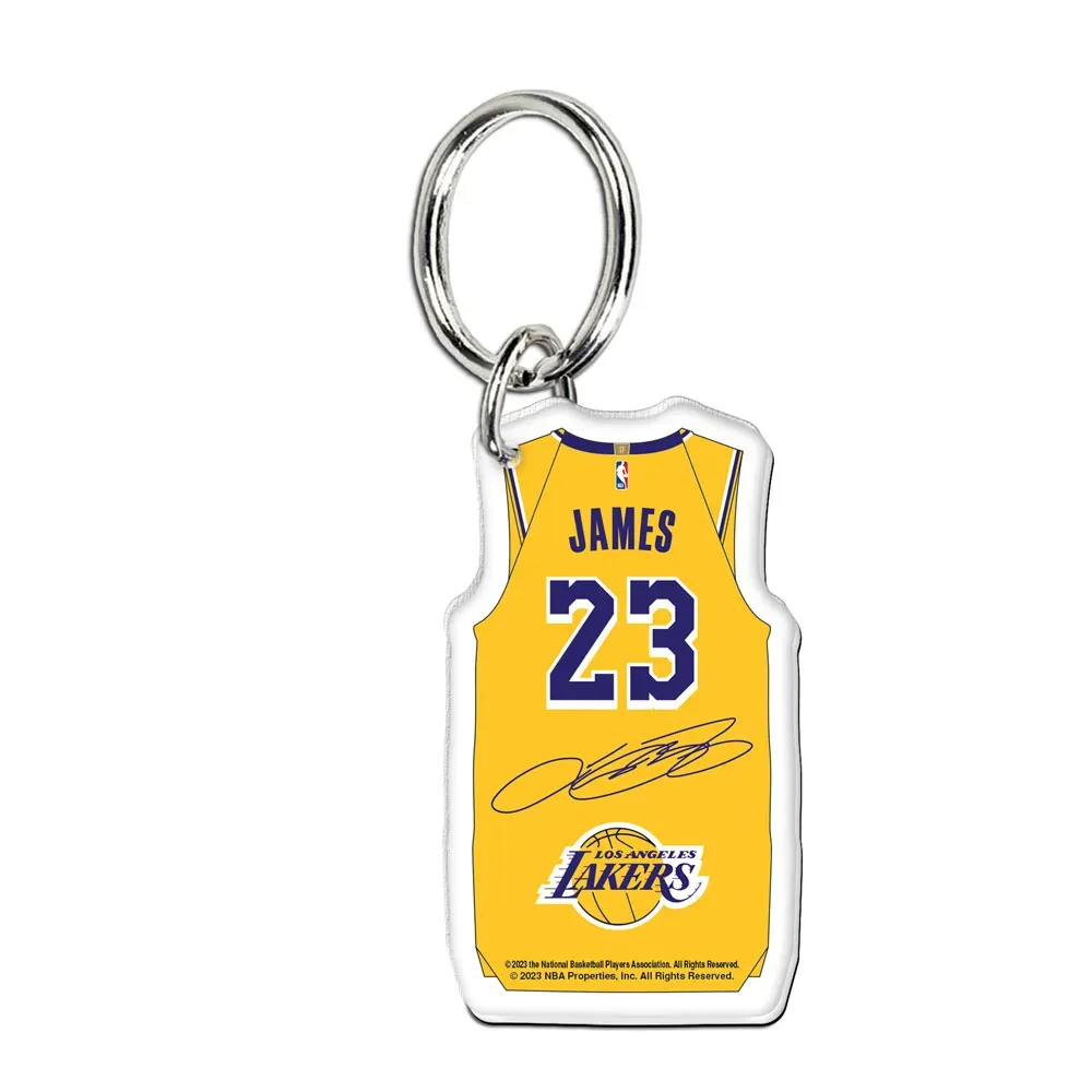 Los Angeles Lakers Lebron James Acrylic Key Ring
