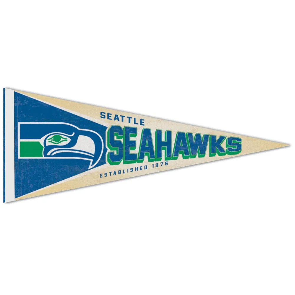 Seattle Seahawks Historic 12" x 30" Premium Pennant