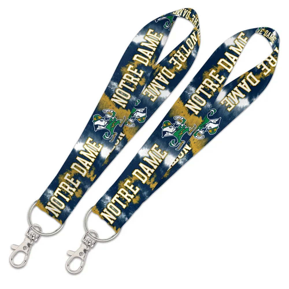 Notre Dame Fighting Irish Tie Dye Key Strap Lanyard