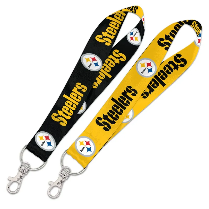 Pittsburgh Steelers Key Strap Lanyard Pittsburgh Steelers Key Strap Lanyard