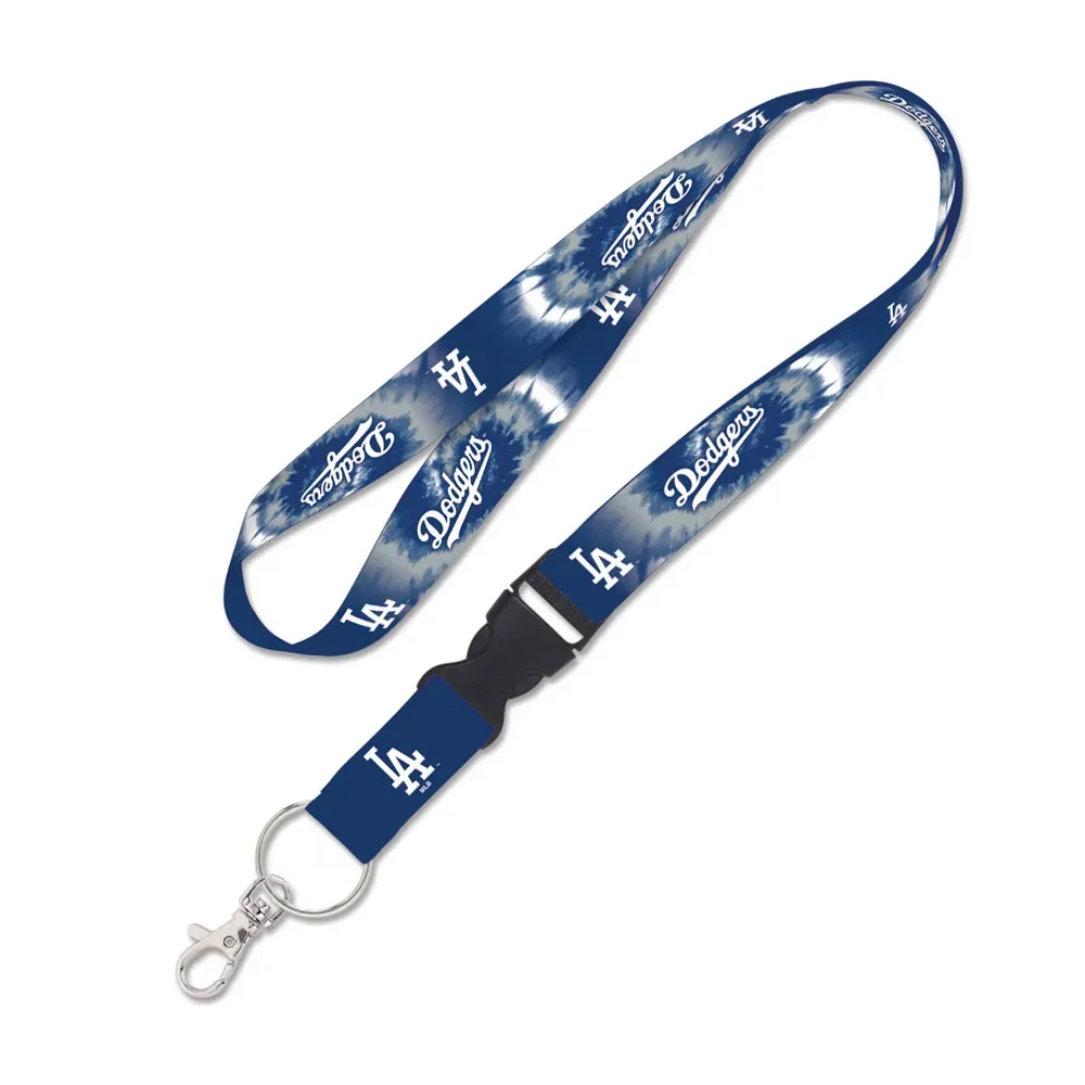 Los Angeles Dodgers Tie Dye 1" Lanyard