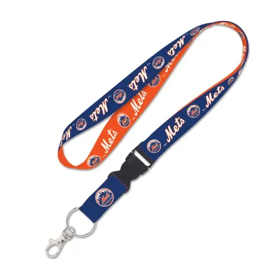 New York Mets Reversible 1 New York Mets Reversible 1" Lanyard