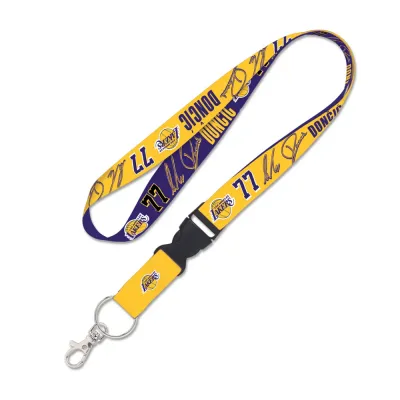 Los Angeles Lakers Luka Doncic 1 Los Angeles Lakers Luka Doncic 1" Lanyard