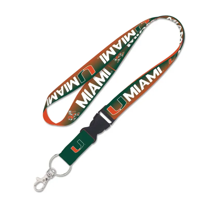 Miami Hurricanes 1 Miami Hurricanes 1" Lanyard