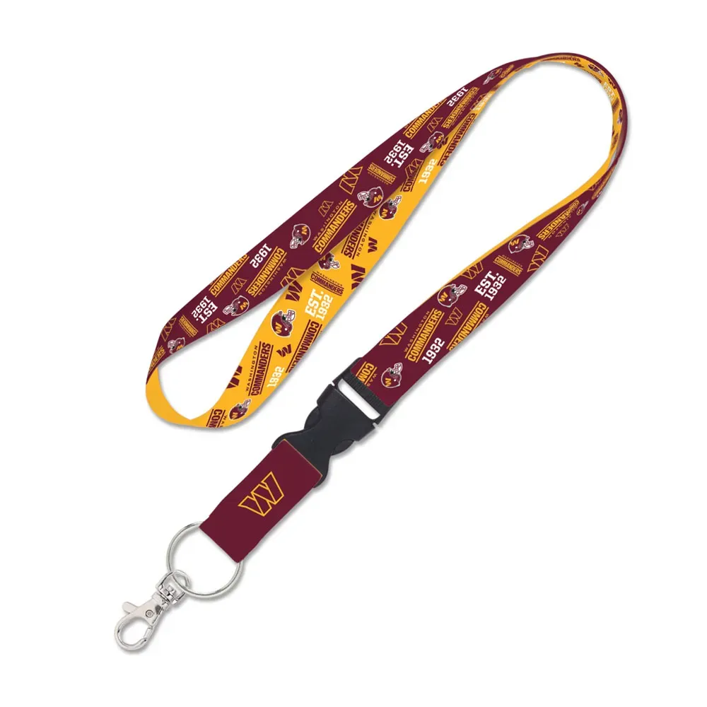 Washington Commanders All Over Print 1" Lanyard
