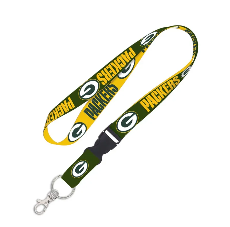 Green Bay Packers Reversible 1" Lanyard