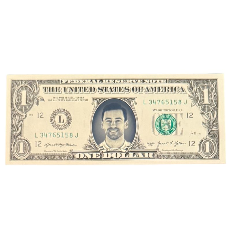 Ryan Blaney Famous Face Dollar Bill Ryan Blaney Famous Face Dollar Bill