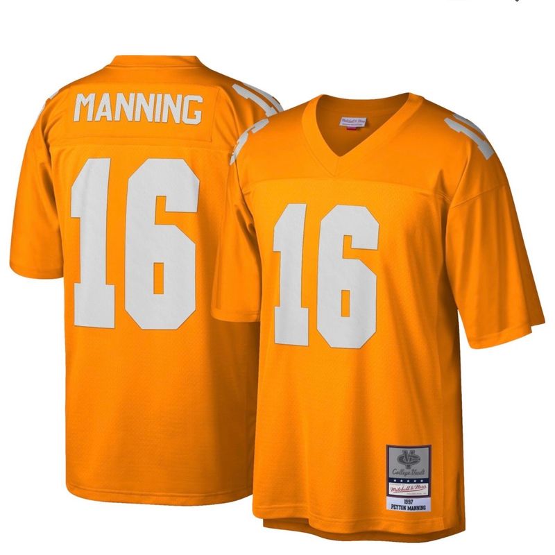 Tennessee Volunteers Peyton Manning 1997 Men’s Orange NCAA Mitchell & Ness Jersey Tennessee Volunteers Peyton Manning 1997 Men’s Orange NCAA Mitchell & Ness Jersey
