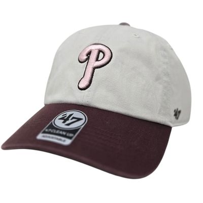 Philadelphia Phillies Sandstone 47 Brand Clean Up Adjustable Hat Philadelphia Phillies Sandstone 47 Brand Clean Up Adjustable Hat