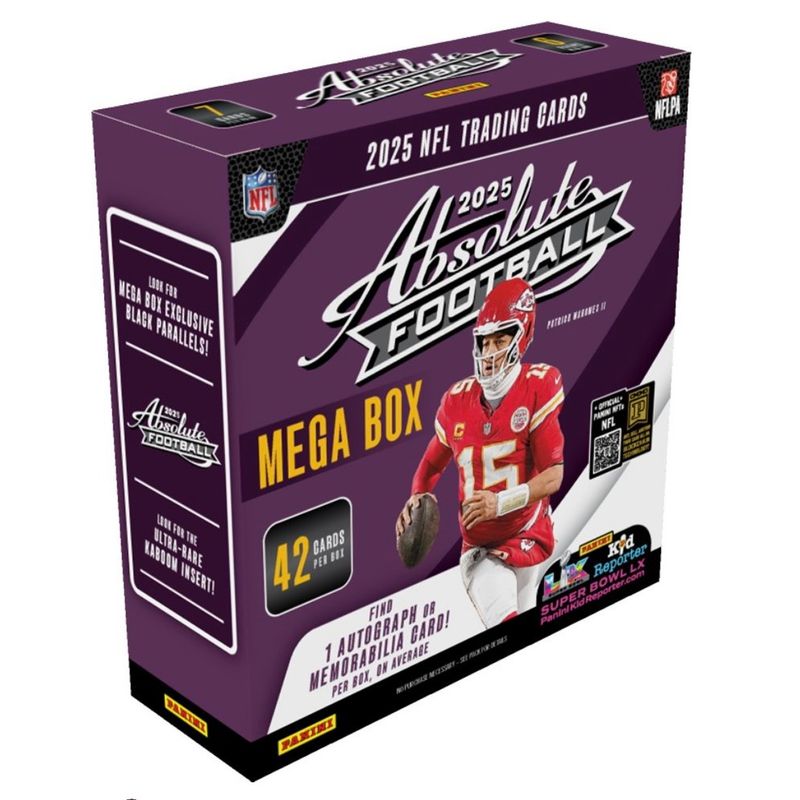 2025 Panini Absolute NFL Football Trading Cards Mega Box