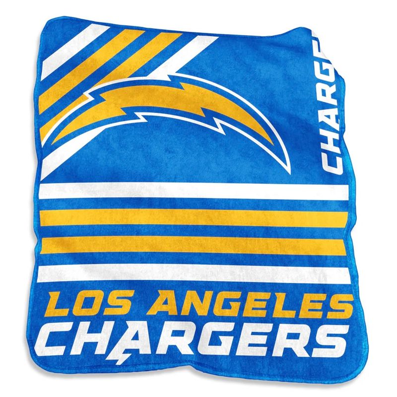 Los Angeles Chargers 50 Los Angeles Chargers 50" x 60" Plush Raschel Throw Blanket