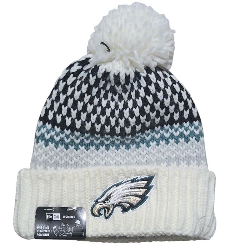 Philadelphia Eagles Women’s Elsa 47 Cuff Pom Knit Hat Philadelphia Eagles Women’s Elsa 47 Cuff Pom Knit Hat