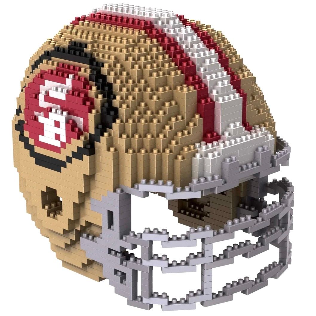 San Francisco 49ers 3D BRXLZ Helmet San Francisco 49ers 3D BRXLZ Helmet