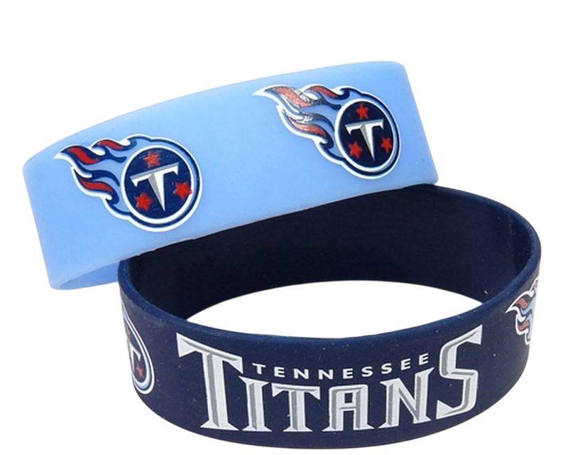 Tennessee Titans Rubber Bulk Wrist Bands