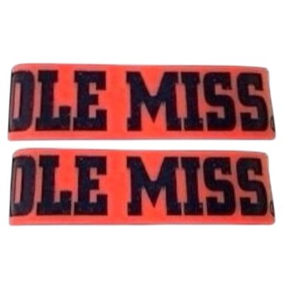 Ole Miss Rebels Rubber Bulk Wrist Band Set of 2