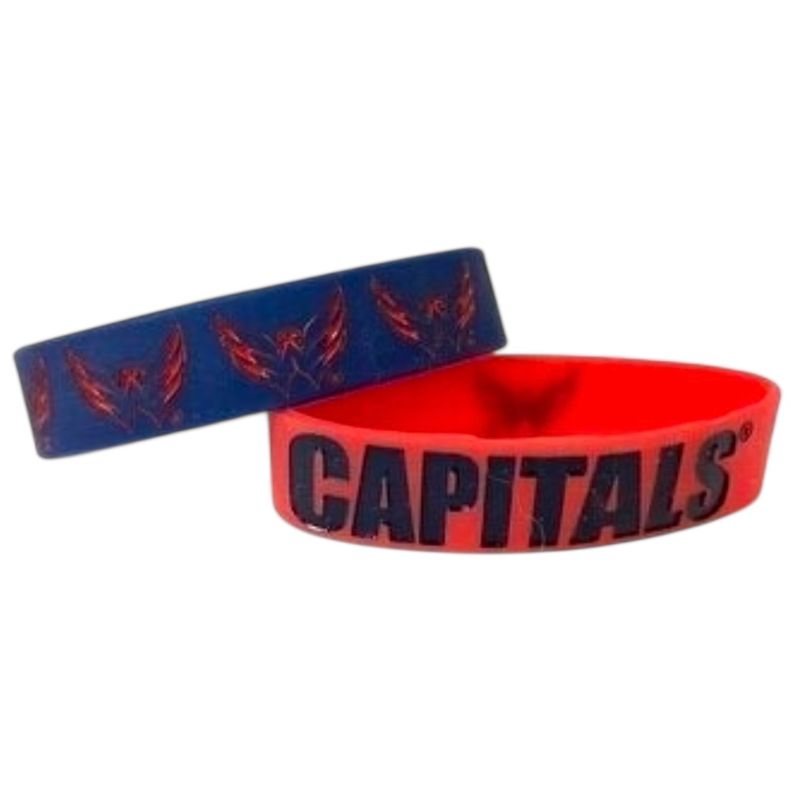 Washington Capitals Rubber Bulk Wrist Bands Washington Capitals Rubber Bulk Wrist Bands