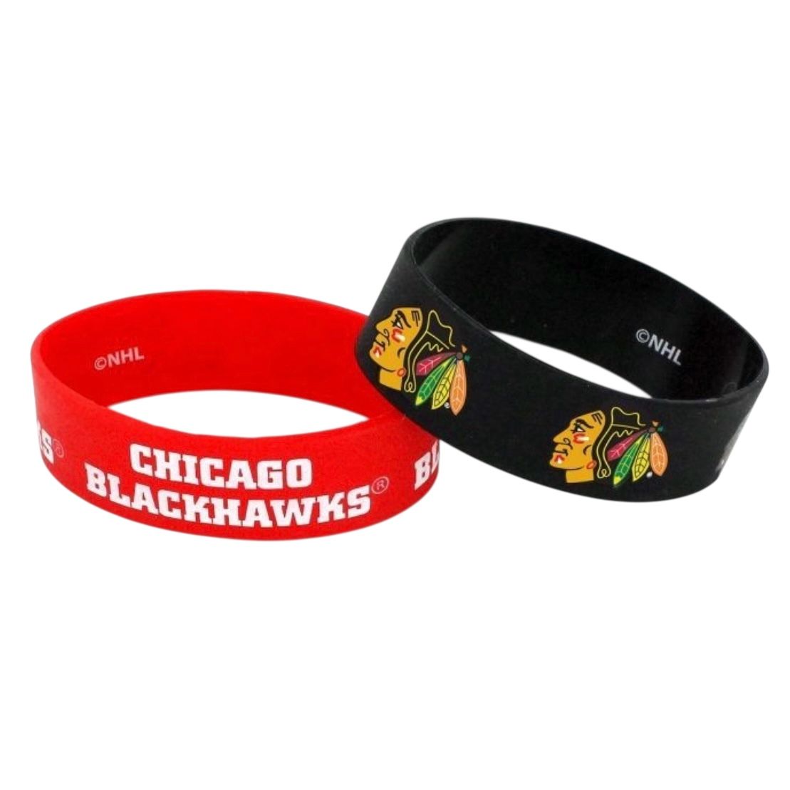 Chicago Blackhawks Rubber Bulk Wrist Bands Chicago Blackhawks Rubber Bulk Wrist Bands