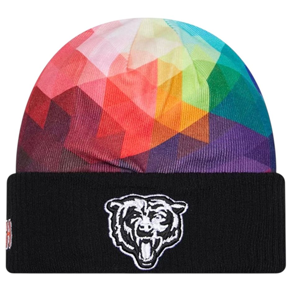 Chicago Bears Men’s NFL Crucial Catch Cuffed Knit Hat Chicago Bears Men’s NFL Crucial Catch Cuffed Knit Hat