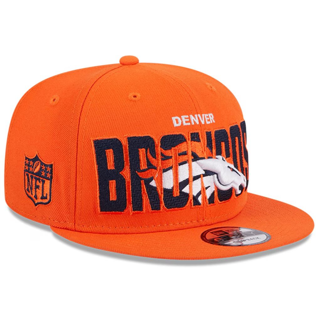 Denver Broncos Men’s New Era Orange 9FIFTY NFL Draft Snapback Hat