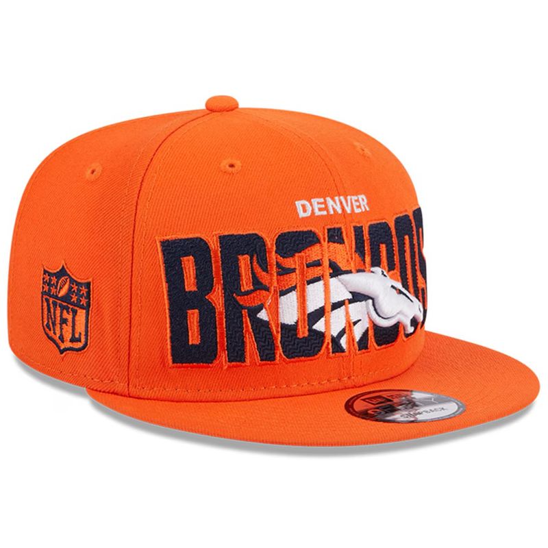 Denver Broncos Men’s New Era Orange 9FIFTY NFL Draft Snapback Hat