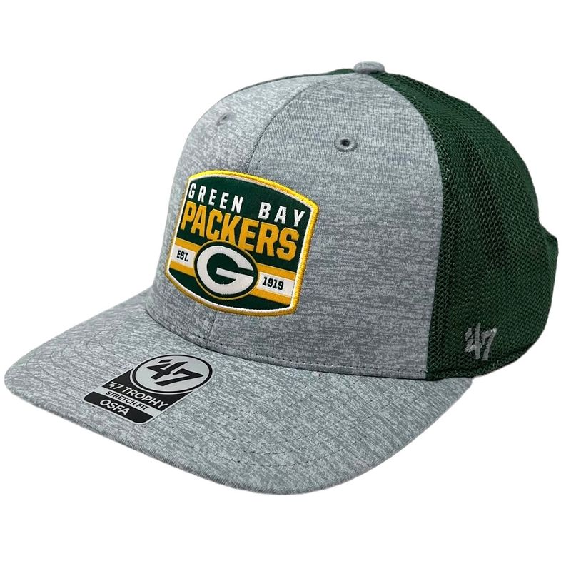Green Bay Packers Men's 47 Brand Trophy Stretch Fit Hat Green Bay Packers Men's 47 Brand Trophy Stretch Fit Hat
