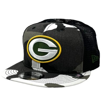 Green Bay Packers Men's Camo New Era 9Fifty Trucker Snapback Hat