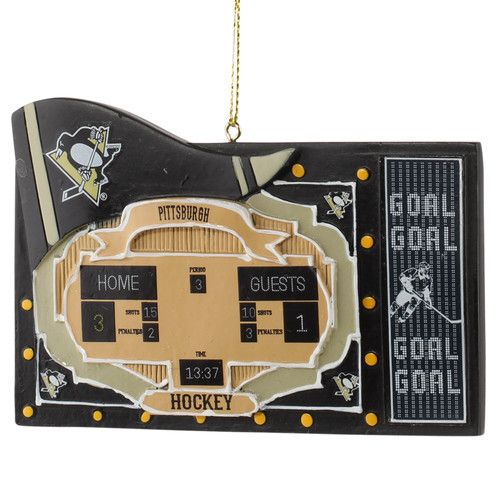 Pittsburgh Penguins Scoreboard Ornament Pittsburgh Penguins Scoreboard Ornament