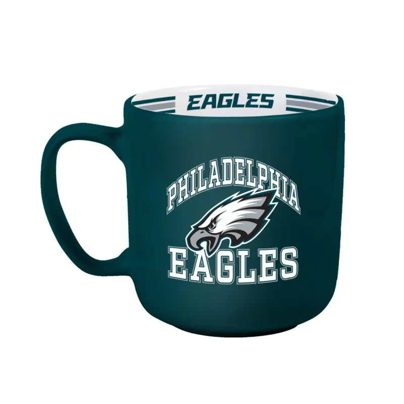 Philadelphia Eagles 15oz Striped Coffee Mug Philadelphia Eagles 15oz Striped Coffee Mug