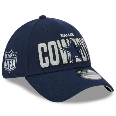 Dallas Cowboys Men’s New Era Navy NFL Draft 39THIRTY Flex Hat