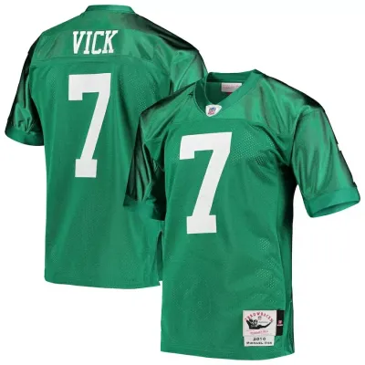 Philadelphia Eagles Michael Vick 2010 Men's Green Mitchell & Ness Legacy Jersey