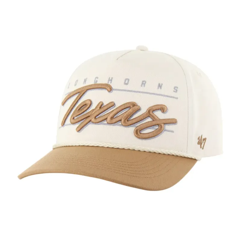 Texas Longhorns Men’s Natural Condor Two-Tone 47 Hitch Adjustable Hat