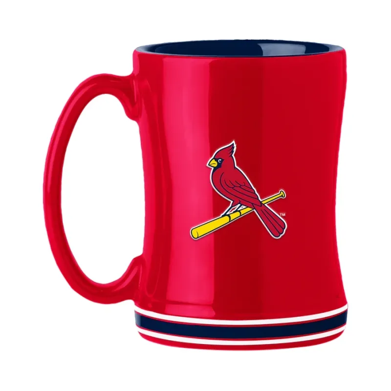 St. Louis Cardinals 14oz Relief Coffee Mug St. Louis Cardinals 14oz Relief Coffee Mug