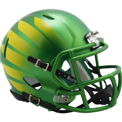Oregon Ducks Green Wing Riddell Speed Mini Helmet