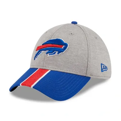 Buffalo Bills Men's New Era Stripe NFL 39THIRTY Flex Hat
