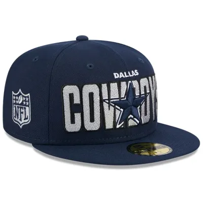 Dallas Cowboys Men’s New Era Navy NFL Draft 59FIFTY Fitted Hat