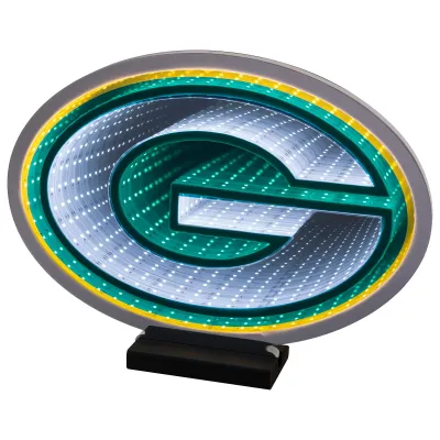 Green Bay Packers LED Infinity Logo Light Green Bay Packers LED Infinity Logo Light