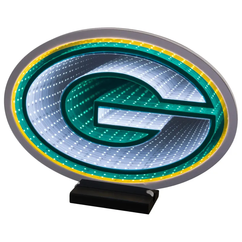 Green Bay Packers LED Infinity Logo Light Green Bay Packers LED Infinity Logo Light