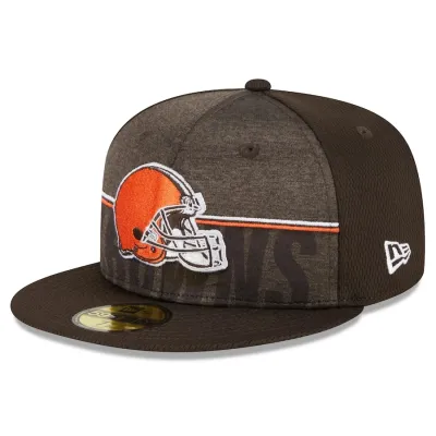 Cleveland Browns Men’s New Era Brown NFL Training Camp 59FIFTY Fitted Hat