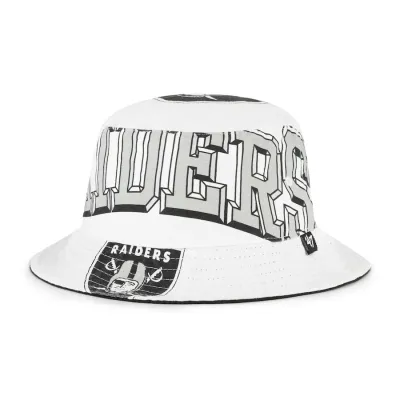 Las Vegas Raiders Unisex White 47 Energize Bucket Hat Las Vegas Raiders Unisex White 47 Energize Bucket Hat
