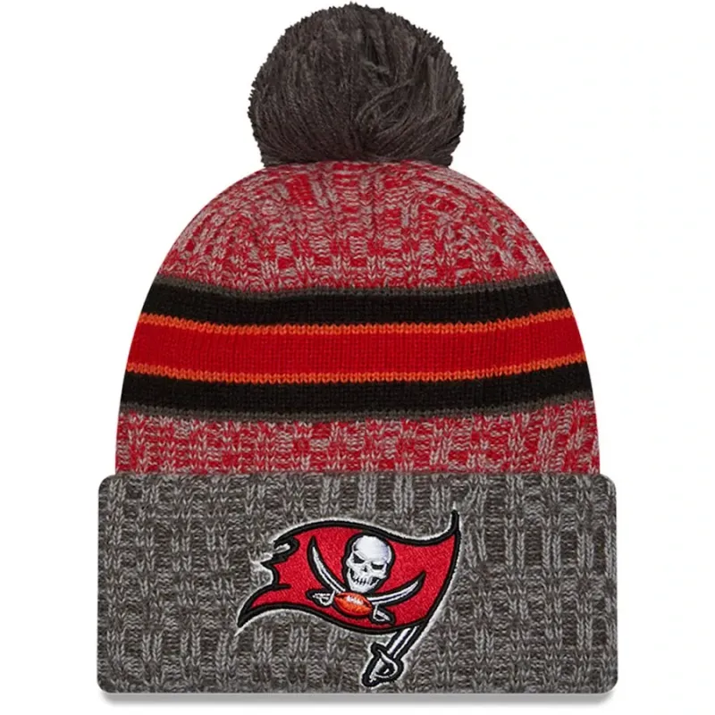 Tampa Bay Buccaneers Men’s New Era Sideline Knit Pom Hat
